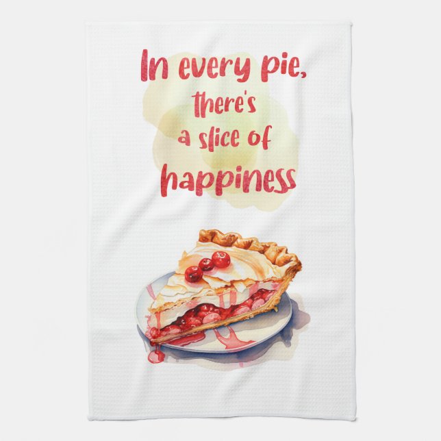Sweet cake design kitchen towel (Vertical)
