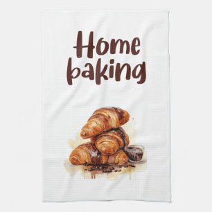 Sweet cake design kitchen towel