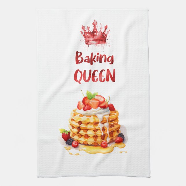 Sweet cake design kitchen towel (Vertical)