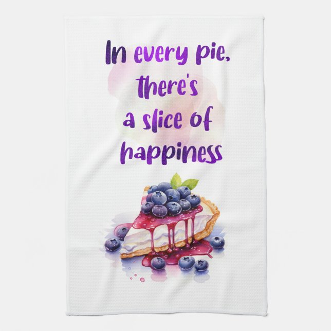 Sweet cake design kitchen towel (Vertical)