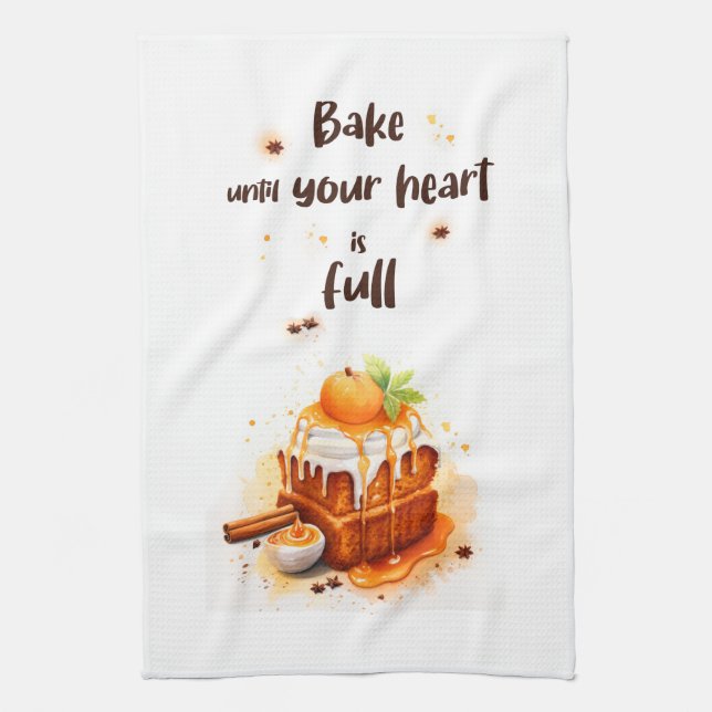 Sweet cake design kitchen towel (Vertical)