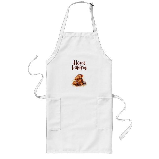 Sweet cake design long apron (Front)