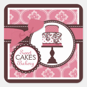 Sweet Cake Sticker Business Sticker