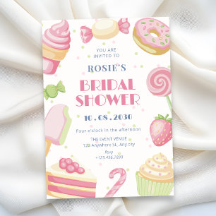 Sweet cakes ice cream bachelorette invitation