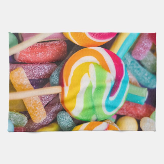 sweet candies kitchen towel (Horizontal)