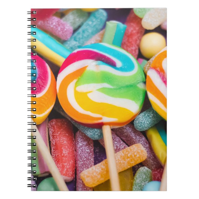 sweet candies notebook (Front)