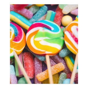 sweet candies photo print