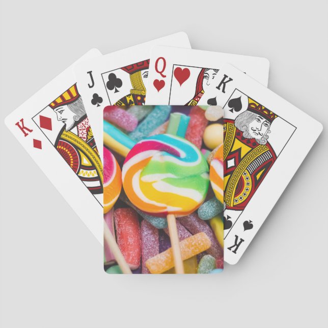 sweet candies playing cards (Back)