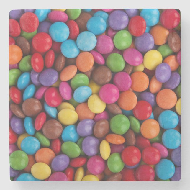 Sweet candies stone coaster (Front)