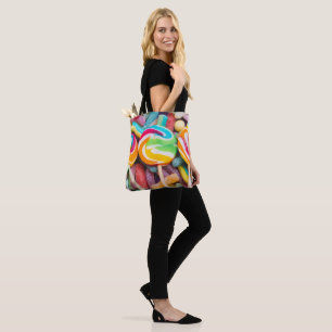 sweet candies tote bag