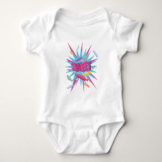 Sweet Candy Baby Bodysuit (Front)