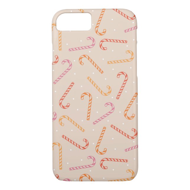 Sweet candy cane pattern Case-Mate iPhone case (Back)