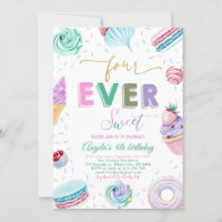 Sweet Candy Celebration 4th Birthday