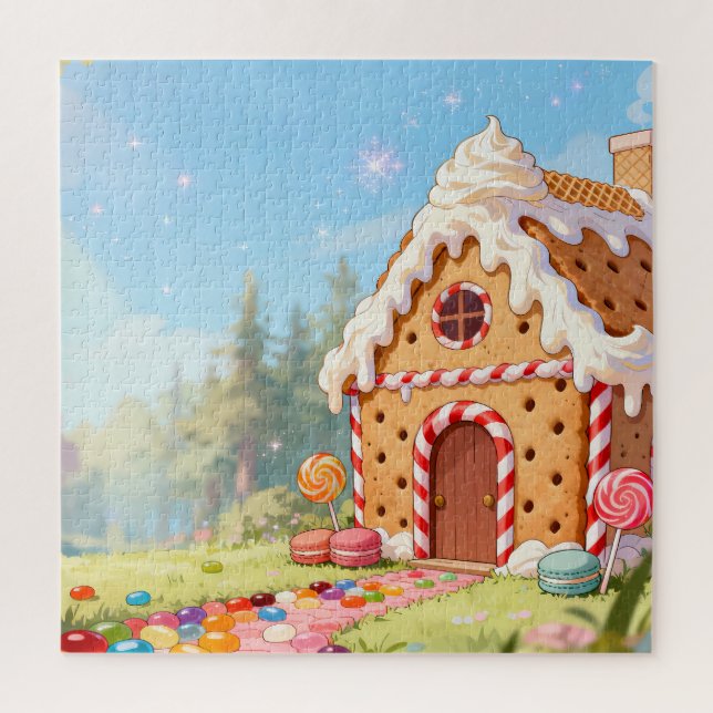 Sweet Candy Cottage Jigsaw Puzzle (Vertical)