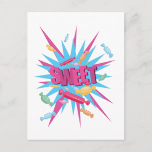 Sweet Candy Postcard