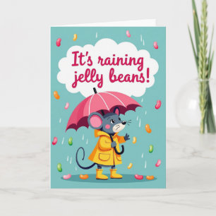 Sweet Candy Rain Fun Time Card
