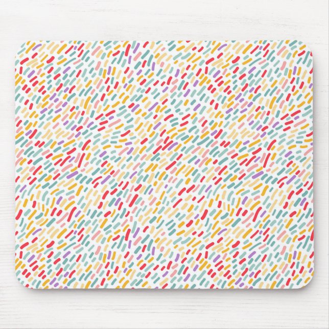 Sweet Candy Sprinkle Pattern Mouse Pad (Front)