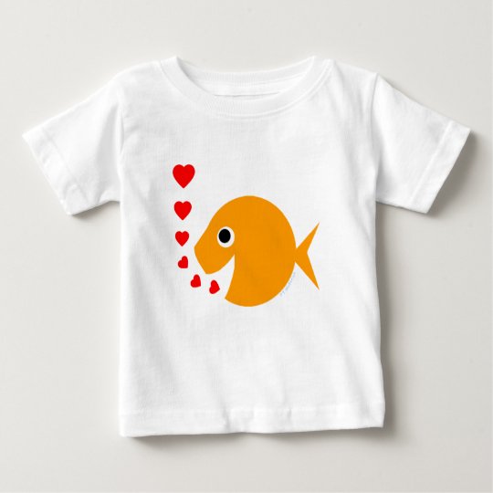 Sweet Cartoon Goldfish Valentine Creeper