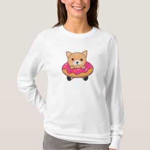 Sweet Cat Funny Animals In Doughnut Funny Cats T-Shirt