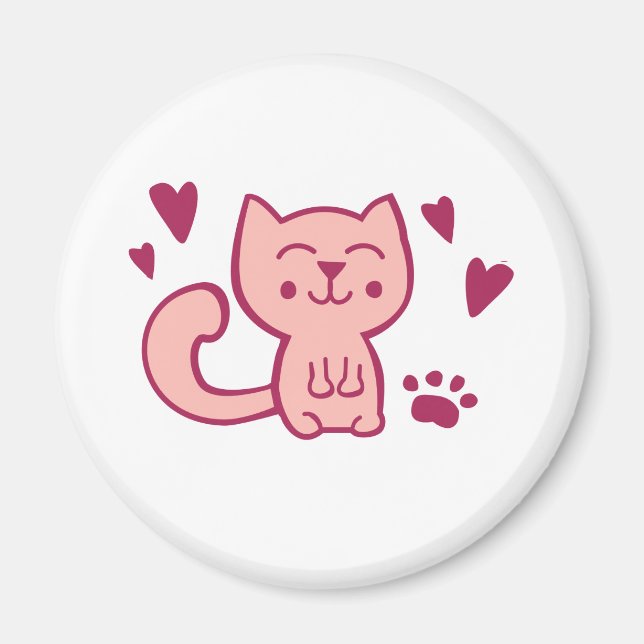 sweet cat magnet (Front)