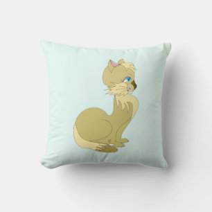 Sweet Cat Throw Pillow