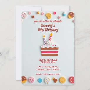 Sweet Celebration Anniversaire Invitation