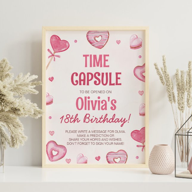 Sweet Celebration Birthday Time Capsule Sign (Creator Uploaded)