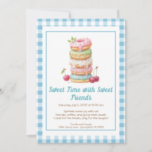 Sweet Celebration Invite – Colourful Doughnuts Par