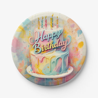  " SWEET CELEBRATION " PAPER PLATE