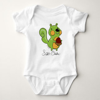 Sweet Cheeks in Green Baby Bodysuit