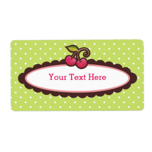 Sweet Cherries Bookplates Labels