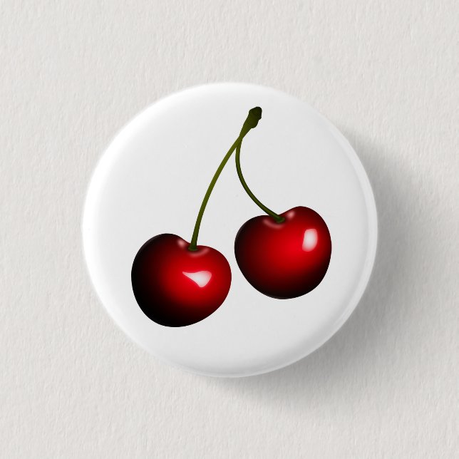 Sweet Cherries Button (Front)