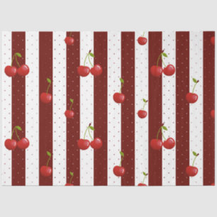 Sweet Cherries Decoupage Tissue Paper