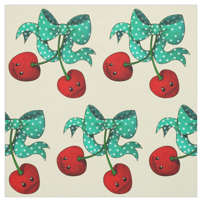 Sweet Cherries Fabric (Swatch)