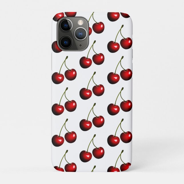Sweet Cherries iPhone Case - Choose Colour (Back)