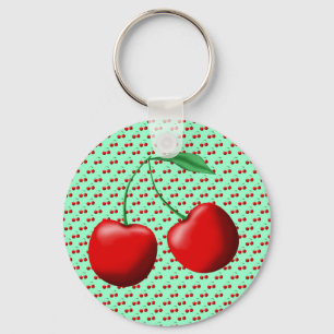 Sweet Cherries Keychain