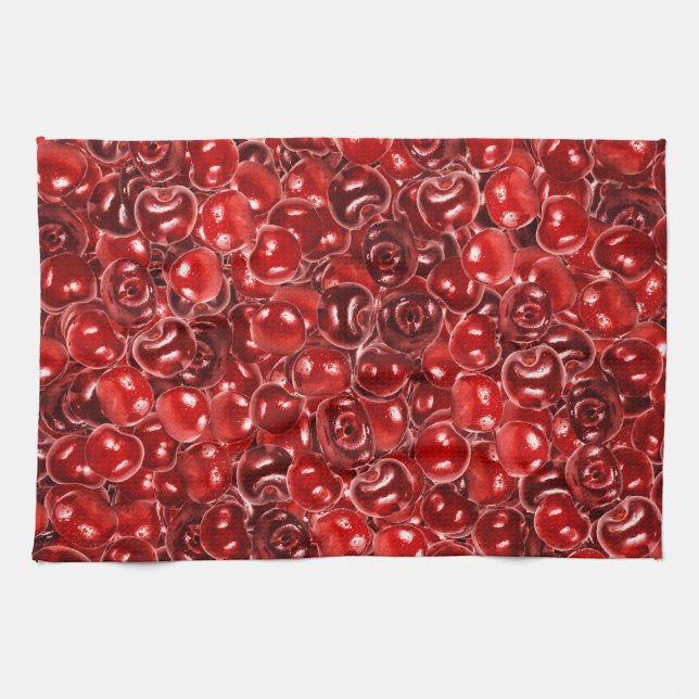 Sweet Cherries Kitchen Towel (Horizontal)