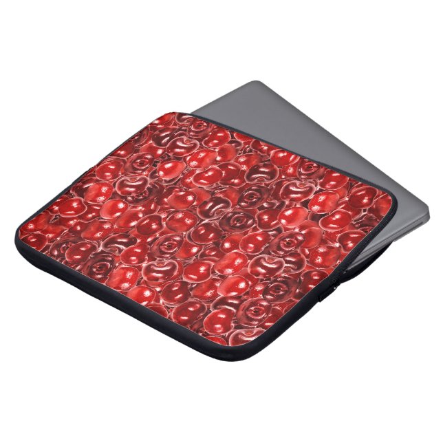 Sweet Cherries Laptop Sleeve (Front Top)