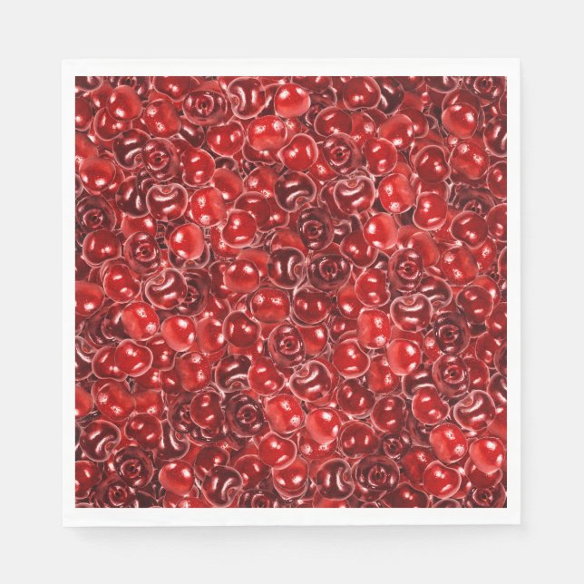 Sweet Cherries Napkin (Front)