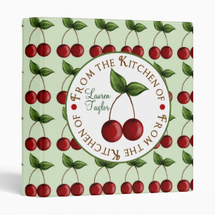 Sweet Cherries Recipe Binder