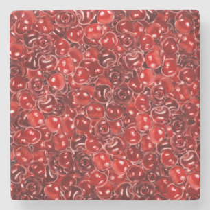 Sweet Cherries Stone Coaster