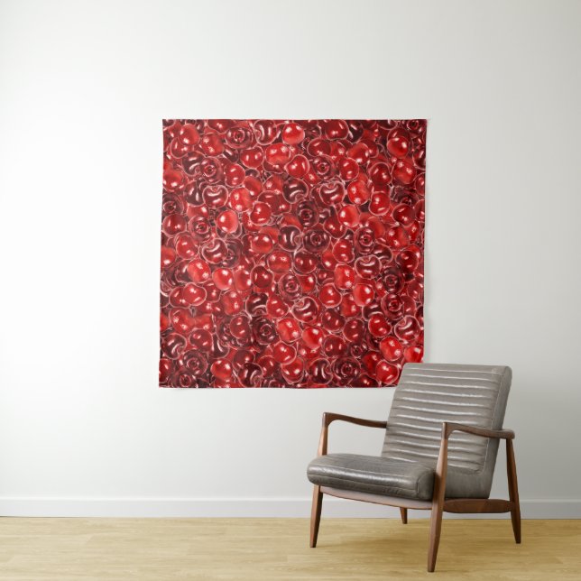 Sweet Cherries Tapestry (In Situ)