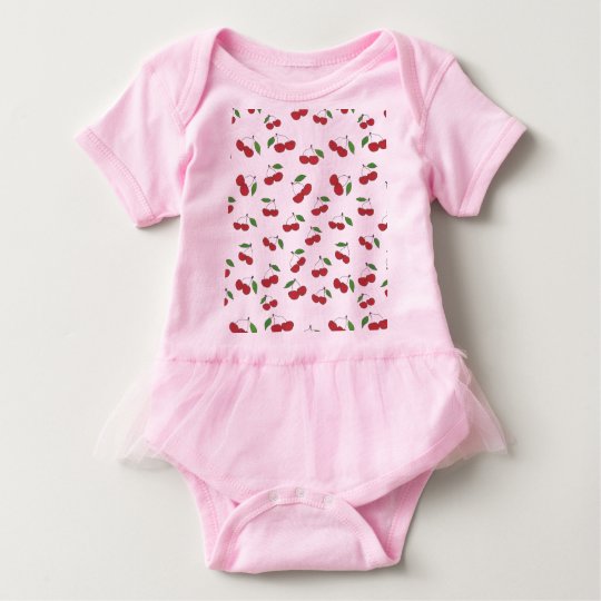 Sweet Cherry Baby Tutu Baby Bodysuit