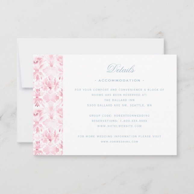 Sweet Cherry Blossom Crest Détails Carte de boîtie (Devant)
