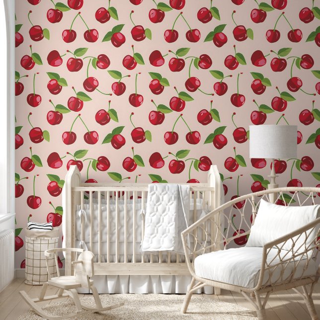 Sweet Cherry Delight Wallpaper (Kids)