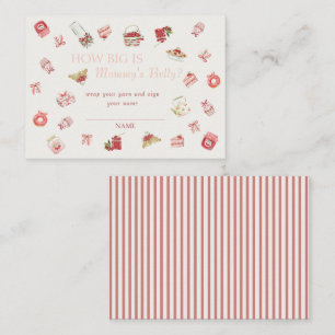 Sweet Cherry Dessert Big Mommys Belly  Enclosure Card