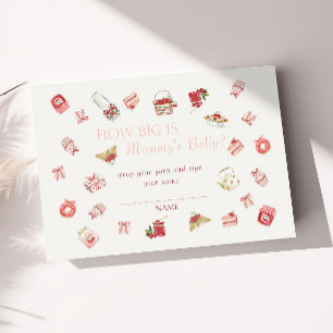 Sweet Cherry Dessert Big Mommys Belly Enclosure Card