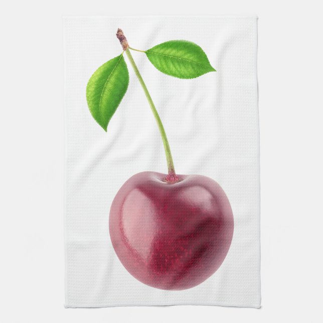 Sweet cherry kitchen towel (Vertical)