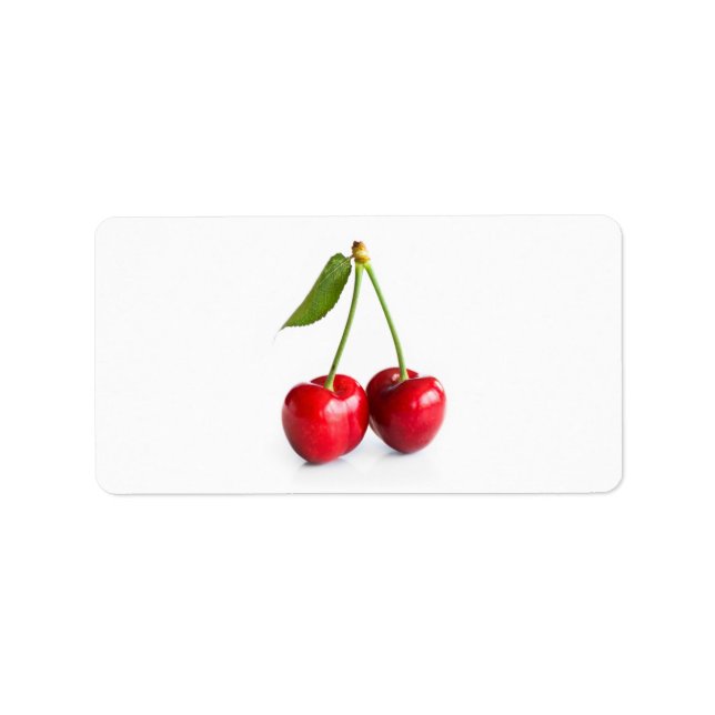 Sweet cherry label (Front)