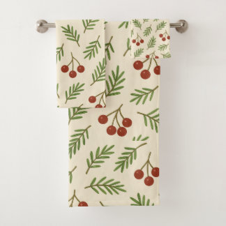 Sweet Cherry Natural Harmony Bath Towel Set